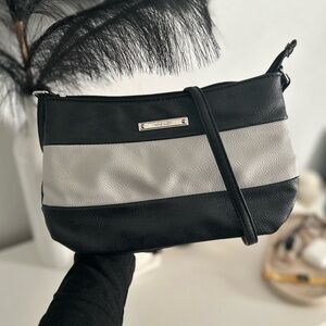 Nine West Black and White Crossbody Bag